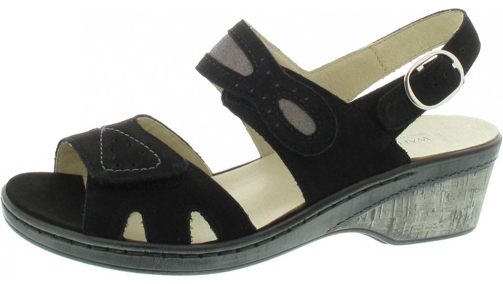 Waldläufer Hetta Sandale schwarz in Gr. 37 Produktbild 