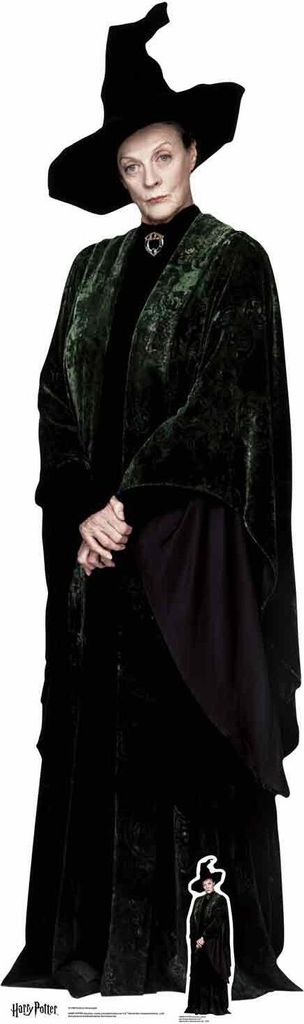 Pappfigur Professor Minerva McGonagall Harry Potter 189 CM Produktbild 