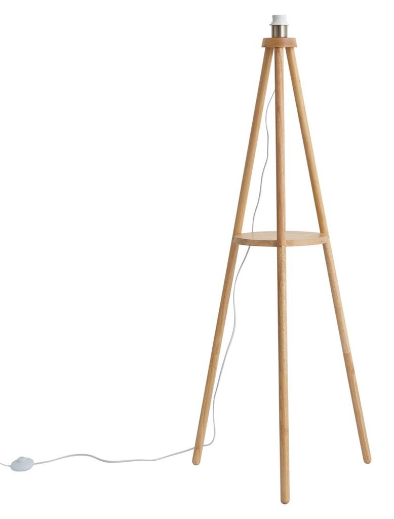 Skandinavische Stativ-Stehlampe Holz - Lou