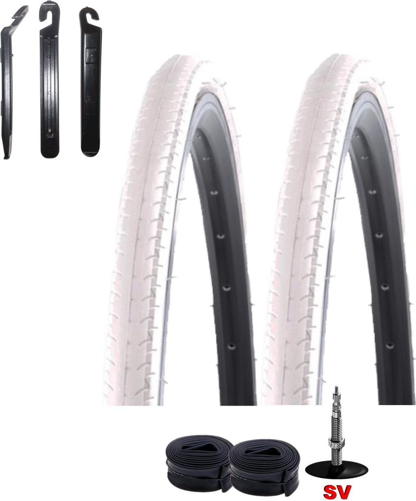 2 x Kenda 28" Kontender K-196 Rennradreifen in Weiß 26-622 Produktbild 