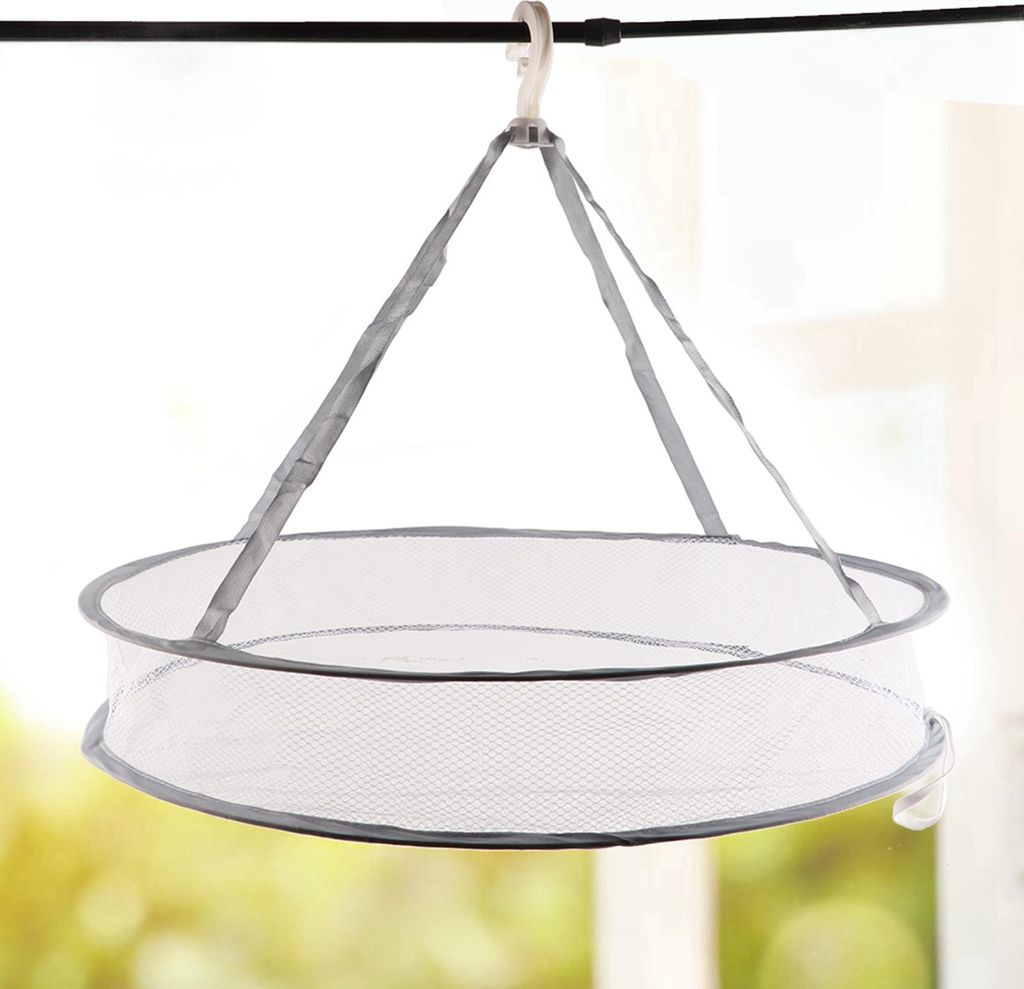Qualität Folding Trockengestell Hanging Clothes Laundry Sweater Basket Dryer Net