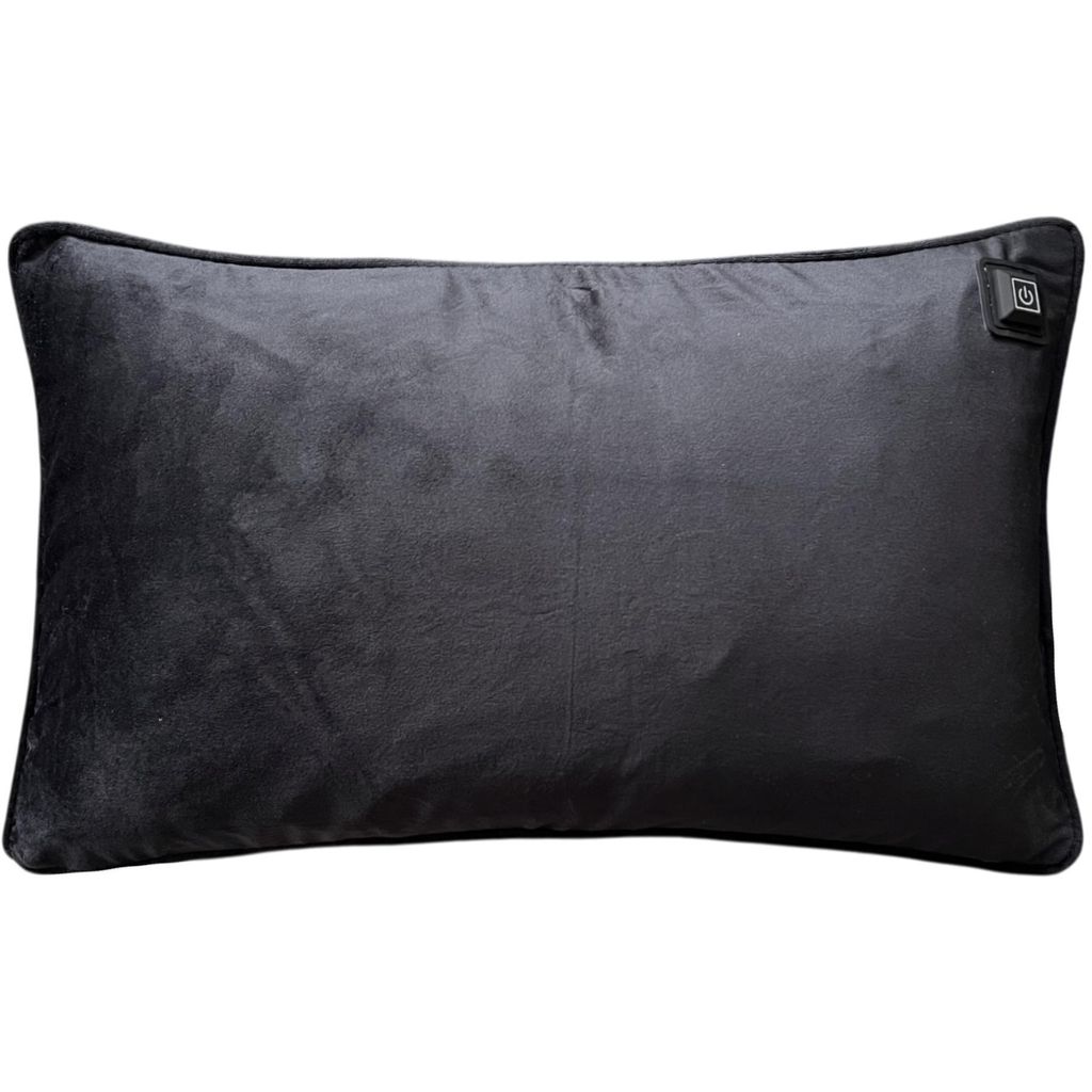 Warmpi® Infrarot Heizkissen Samt-Schwarz 30 × 50 cm – Produktbild 