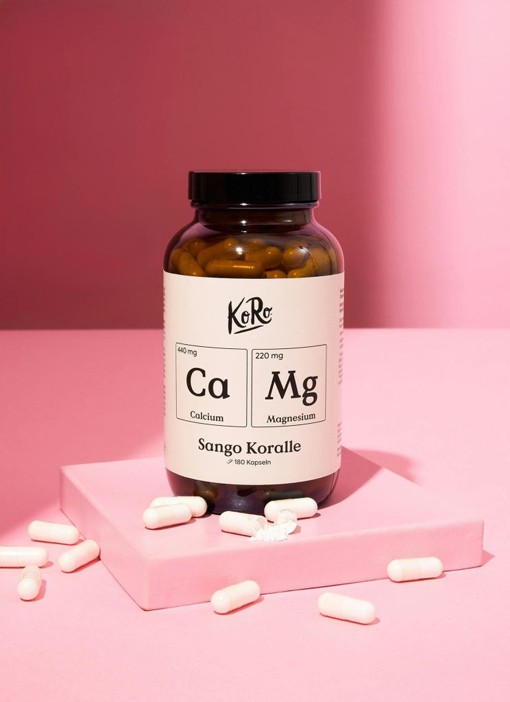 KoRo | Sango Meereskoralle Calcium + Magnesium Kapseln 180 Produktbild 