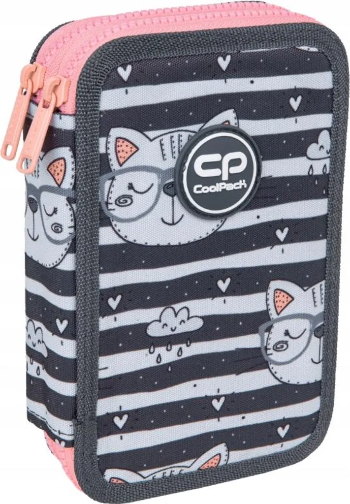 Trousse Scolaire Coolpack Jumper 2 Catnip avec 2 Compartiments Garnis