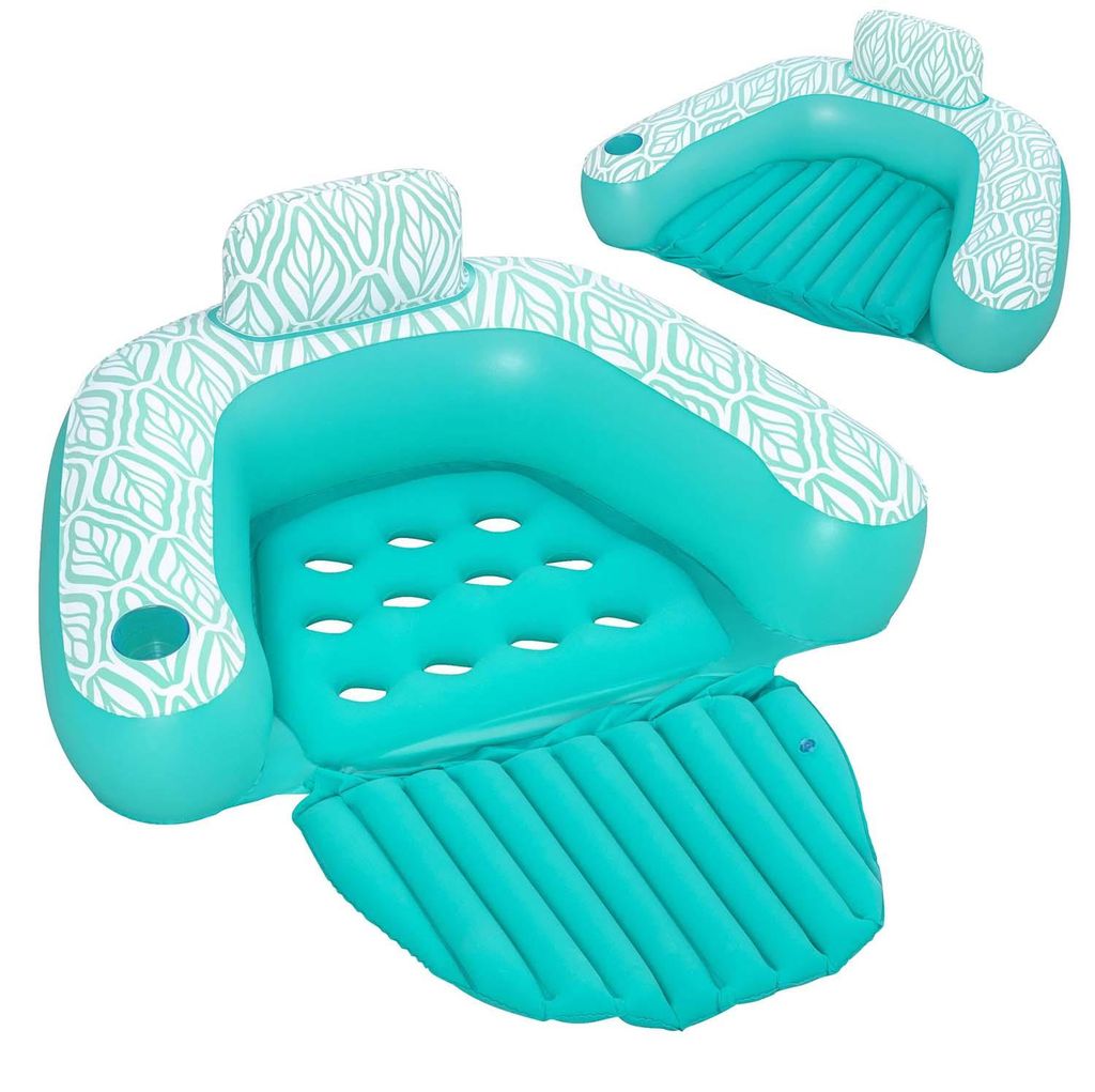 Bestway 43719, Modrá, Plávajúce kreslo, Jednofarebné, PVC, Obrázok produktu 