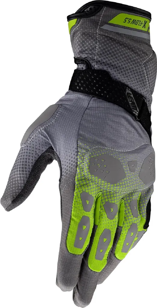Gants Moto Leatt ADV X-Flow 5.5 V25 Protection Articulations Gris S