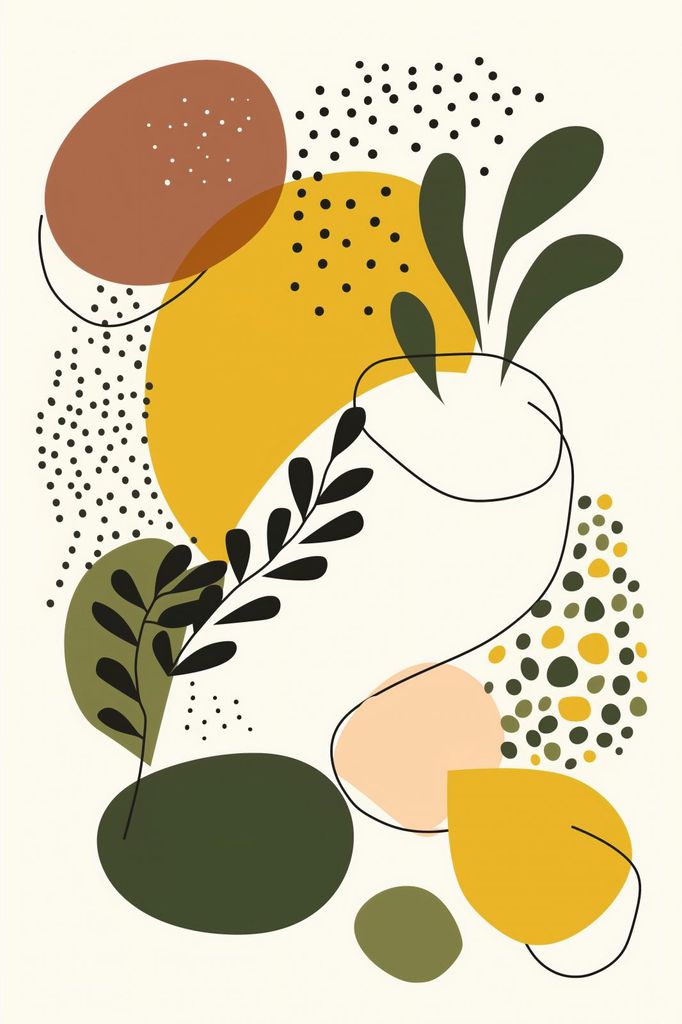 Plakat 20x30cm Botanische Impressionen