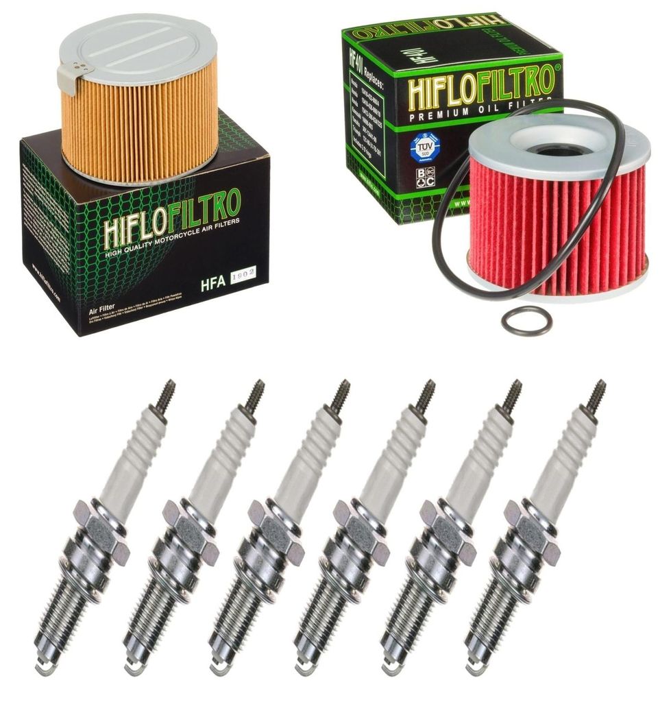 Service-Kit für Honda CBX 1000 Pro Link 1981-1983 Luftfilter Ölfilter Zündkerzen von pamoto - Neu