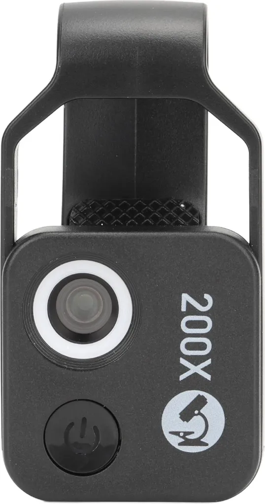 Microscope Smartphone 200X LED et CPL Anti-Reflet pour iPhone et Android