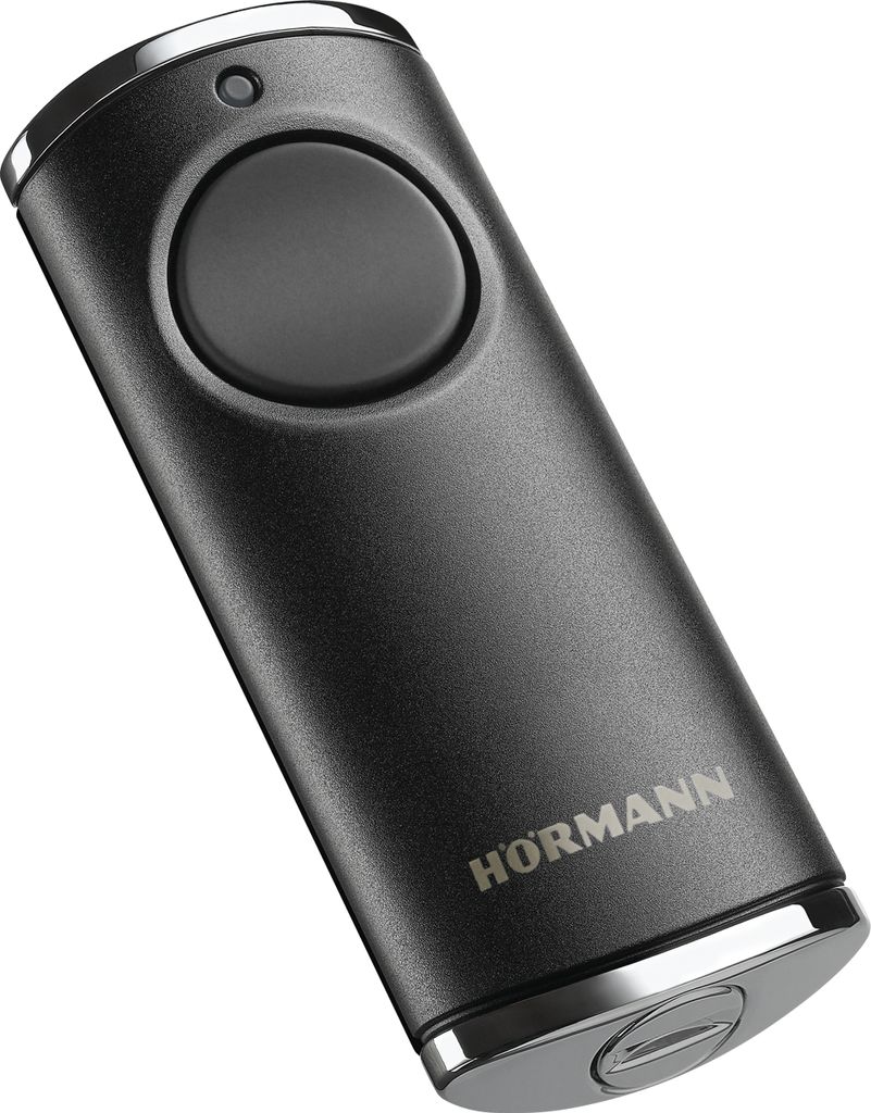 Hörmann Handsender HS1 868-BS, 1-Befehl, chrom schwarz, 868 Immagine del prodotto 