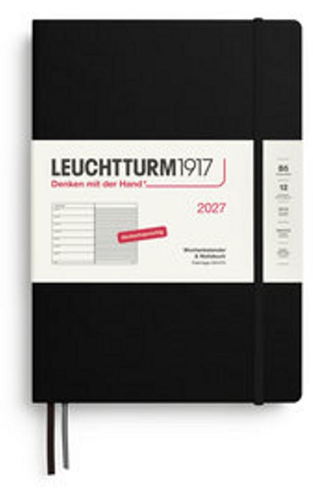 Wochenkalender & Notizbuch Composition B5 Schwarz 2027 Produktbild 