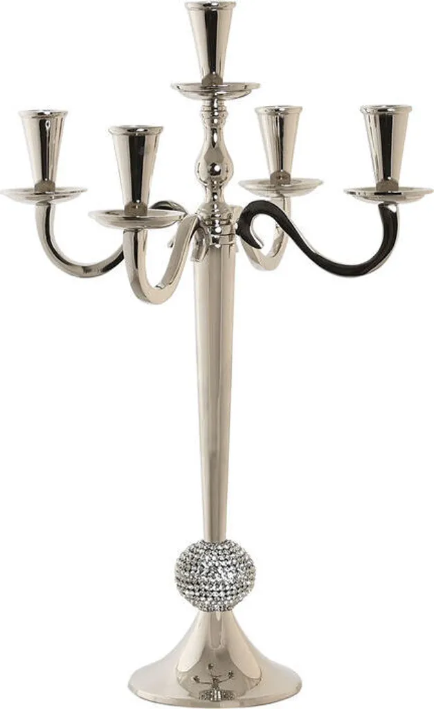 Plafonnier Suspension Design Argentée en Chrome et Acrylique pour Salon