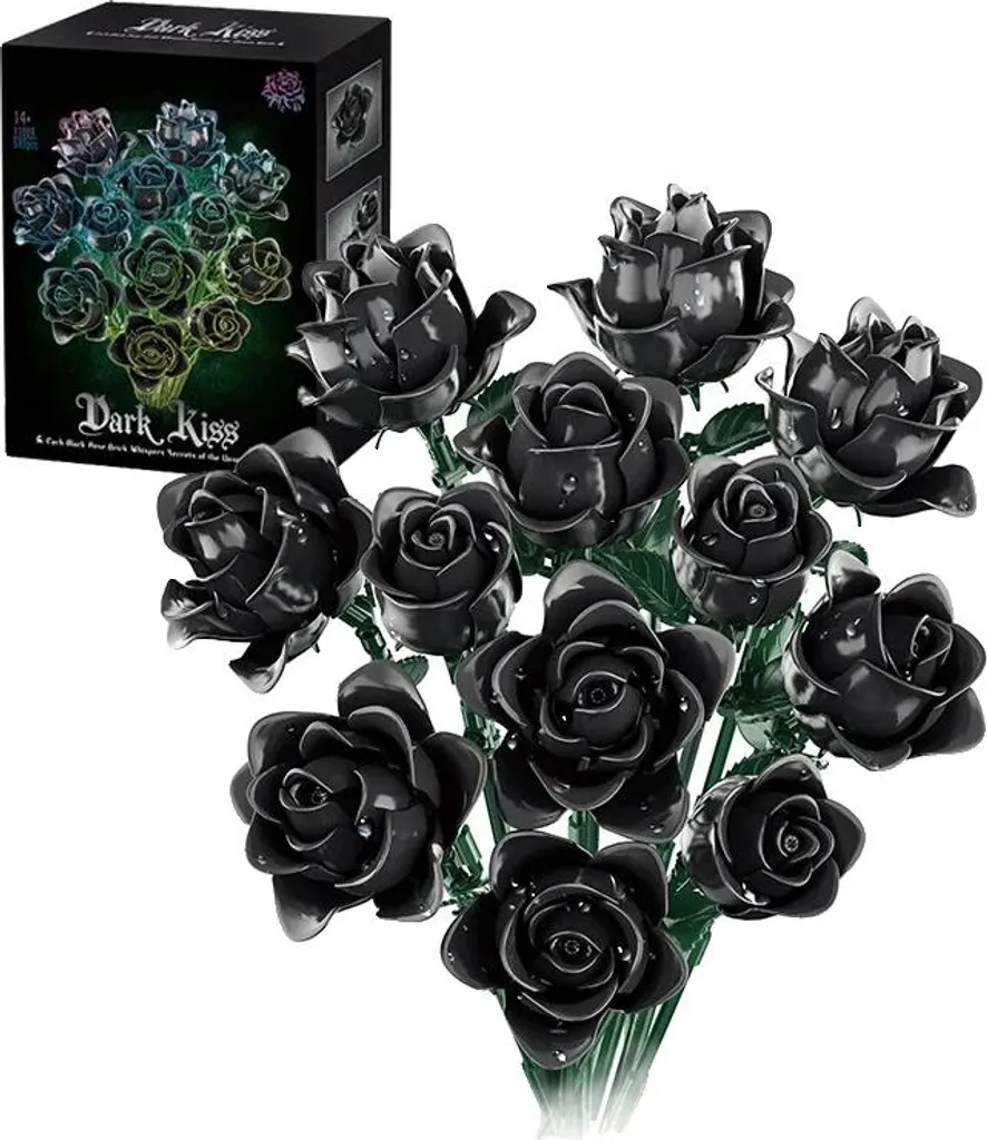 Kit DIY Arrangement Floral 12 Roses Éternelles pour Décoration Maison