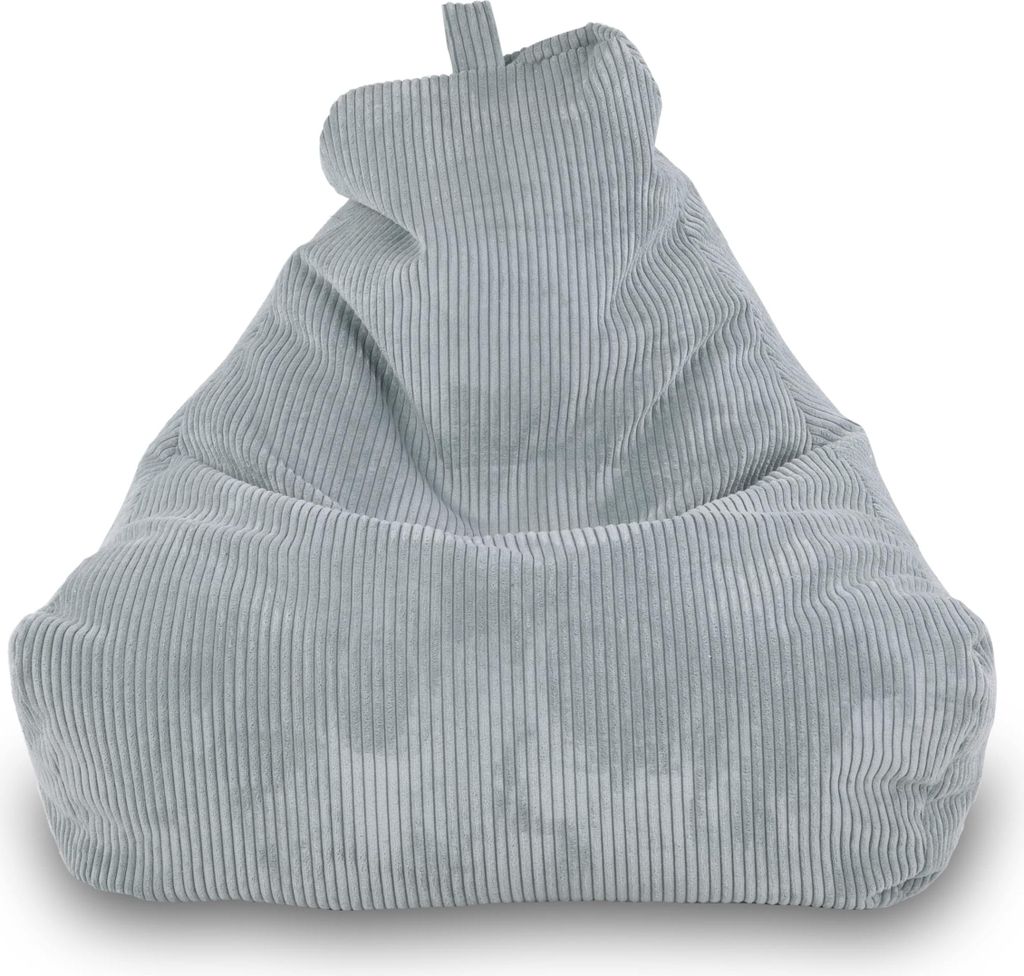 Ecopuf, Keiko, Sitzkissen Sessel Bean Bag, Sitzsack, für Innen, Cord, 100x80x85cm
