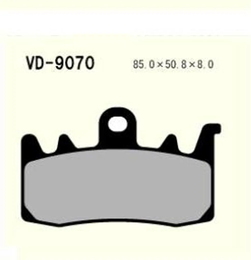 Plaquettes de Frein Vesrah VD-9070 FA630 Idéales pour Conduite Sportive