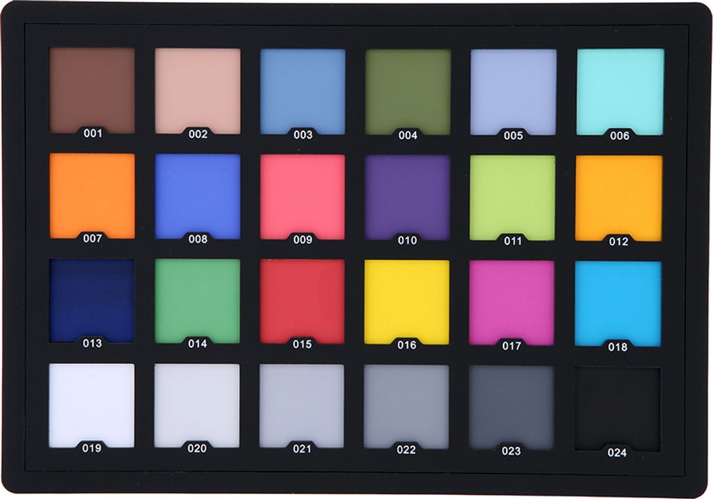 Professionelle 24 Farben-Karten-Test fš¹r herausragende digitale Farbkorrektur