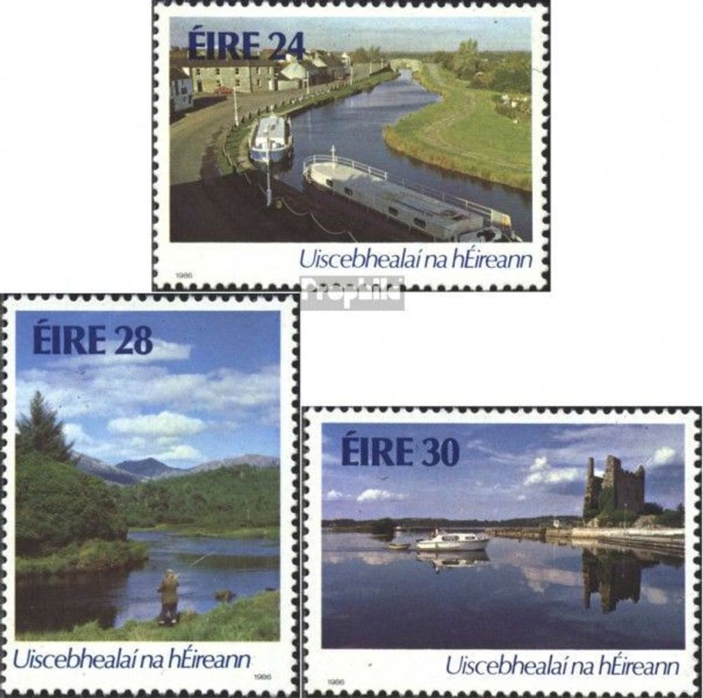 Briefmarken Irland 1986 Mi 596-598 (kompl.Ausg.) postfrisch Wasserwege