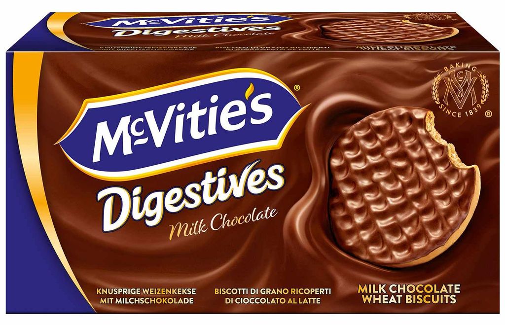 McVitie's Digestives Milk Chocolate, Plätzchen, Produktbild 