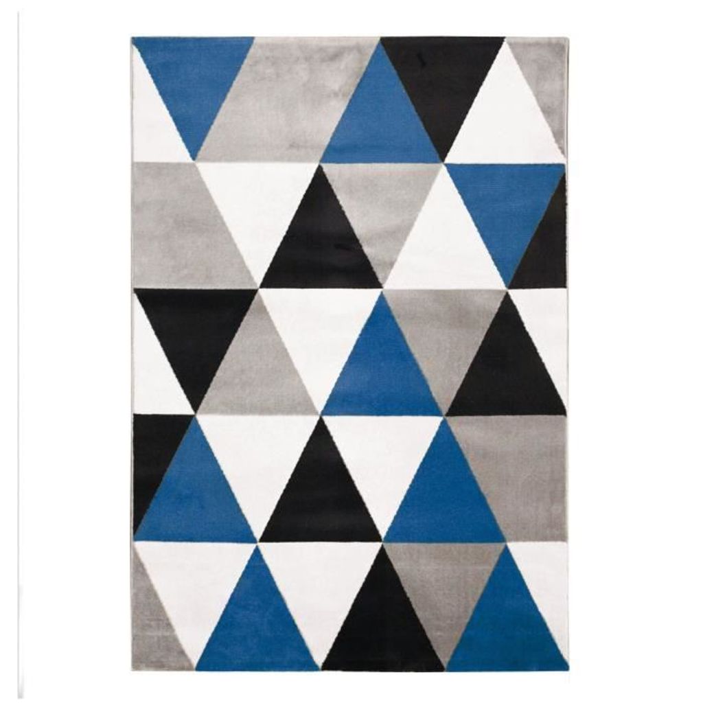 TAO SCANDI Wohnzimmer Teppich - 150 x 220 cm - Polypropylen - Blau