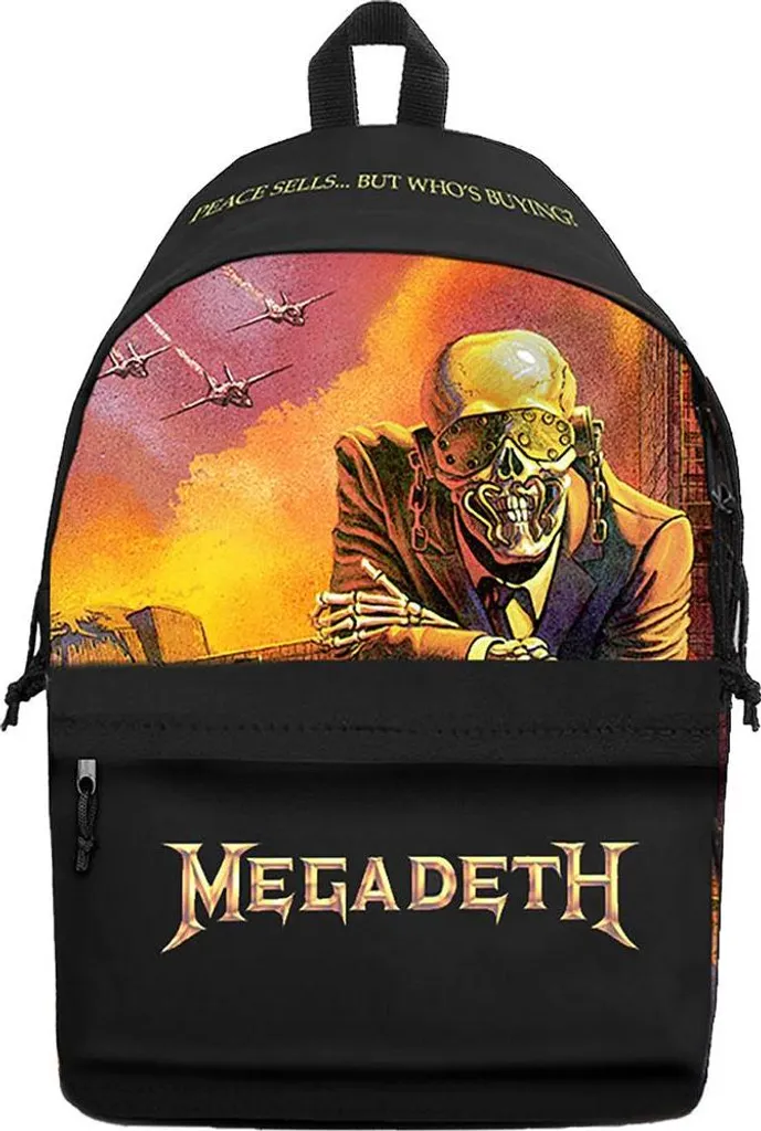 Sac à dos scolaire Megadeth Peace Sells Multicolore pour Fans de Metal