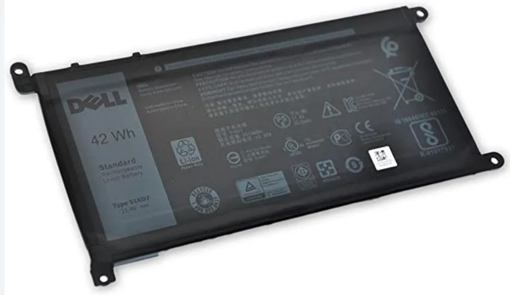 Batterie Dell 42Whr 3 cellules W125723830 pour ordinateur portable