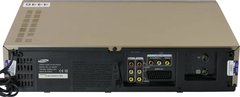 Samsung SV-3000W VHS Multisystème Conversion NTSC PAL SECAM Intégrée