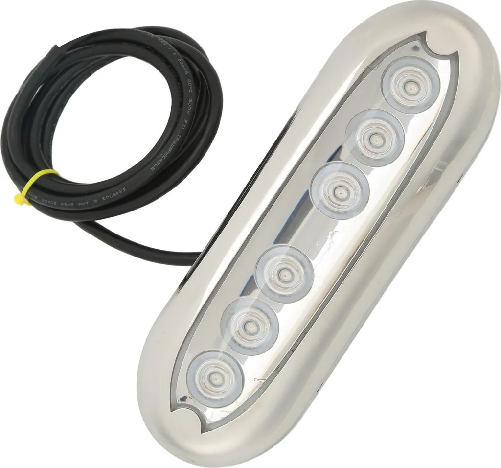 Luce Subacquea 6 LED Barca 9.5W Blu IP68 | 12-24V Super Seal