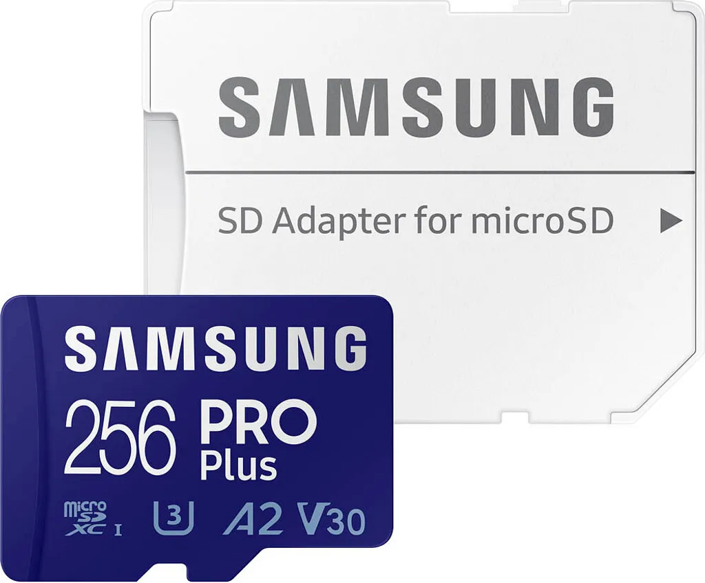 SAMSUNG MB-MD256KA/EU Carte microSD PRO Plus 256 GB avec Adaptateur SD - 3