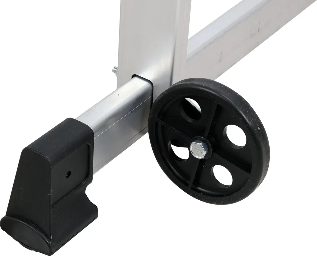 Plateforme de travail pliante 154 cm, échafaudage compact polyvalent - 3