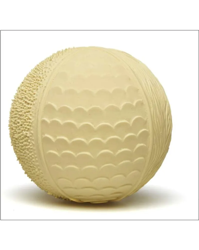 Lanco Palla Sensomotoria Gialla in Gomma Naturale | Gioco Neonato
