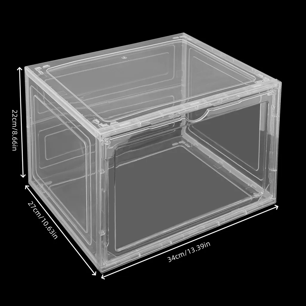 Rangement chaussures pour dressing et entrée - Boîte transparente PP - 2