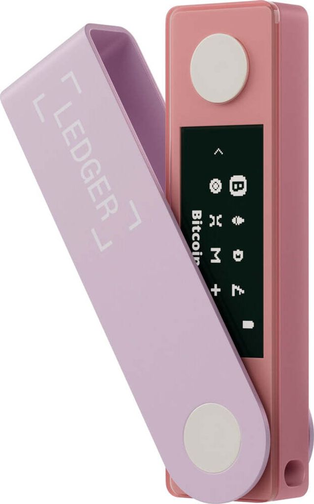 Portefeuille pour cryptomonnaies et NFT Ledger Nano X, rose Image du produit 