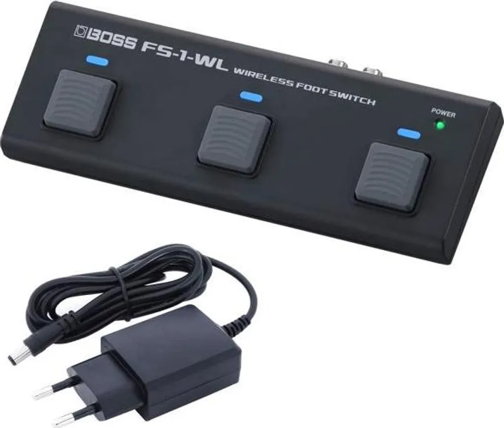 Boss FS-1-WL Pédale sans fil Bluetooth avec trois switchs et secteur PSA