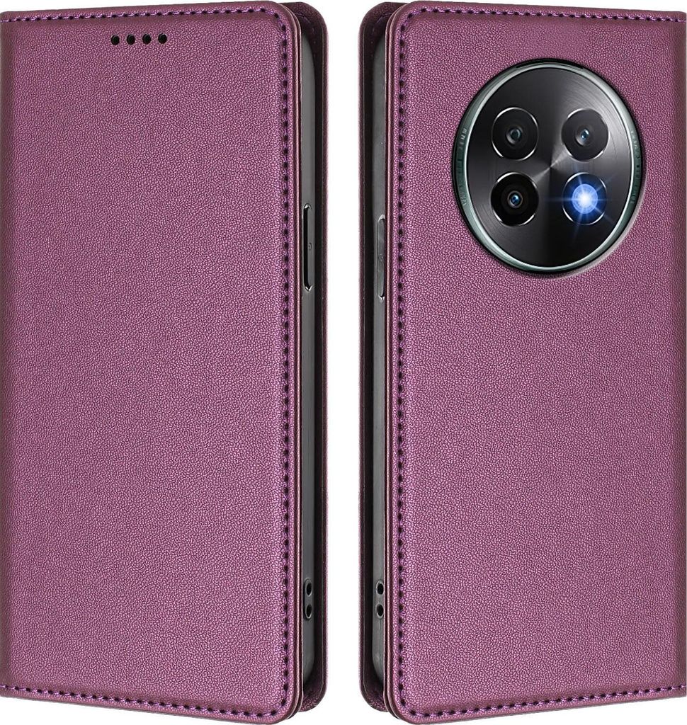 Custodia in pelle per Realme 13+ 5G, custodia magnetica in Immagine del prodotto 