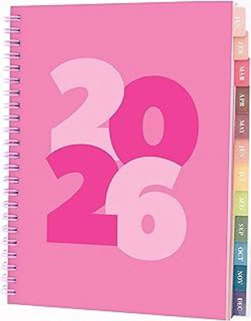 Agenda Planner 2026-2028 | Pianificatore Mensile Con Linguette 36 | Per Scuola, Università, Ufficio E Casa | Organizzazione Giornaliera Con Sezione Note