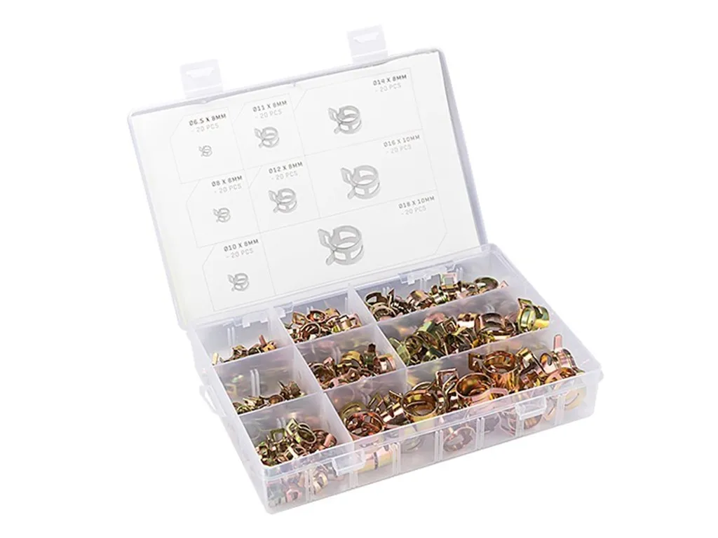 160 Fascette a Molla - Mai più Perdite nel Tuo Motore | Kit Completo