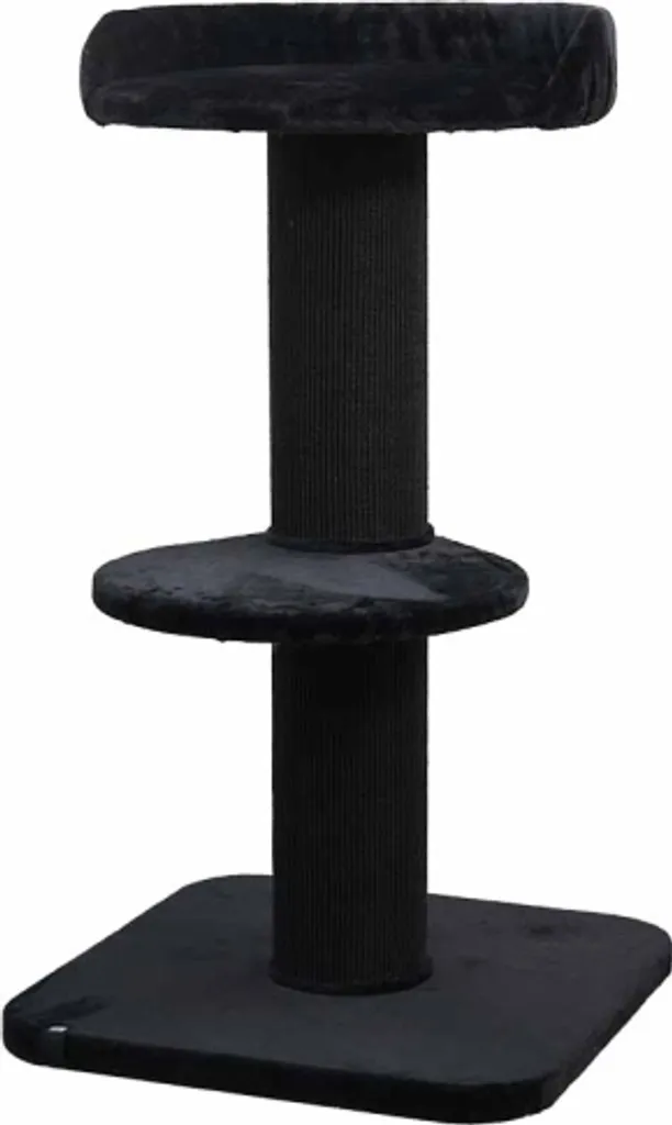 Arbre à Chat Design Mumbai Noir - Griffoir Multi-Niveaux pour Intérieur