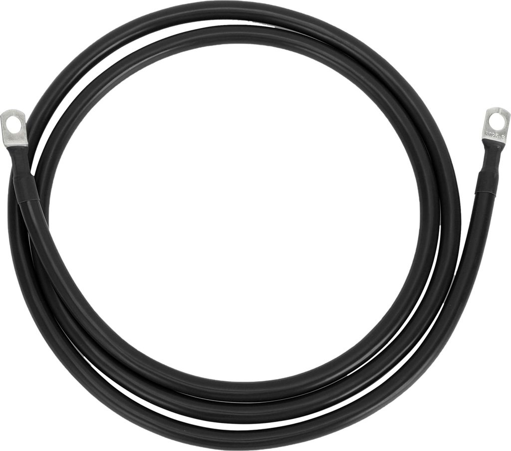 1 Stk. Universal Batterie-Wechselrichter-Kabel 5/16" Lug 5,5FT Batteriekabel 4 AWG Gauge Schwarz Verzinntes Kupfer