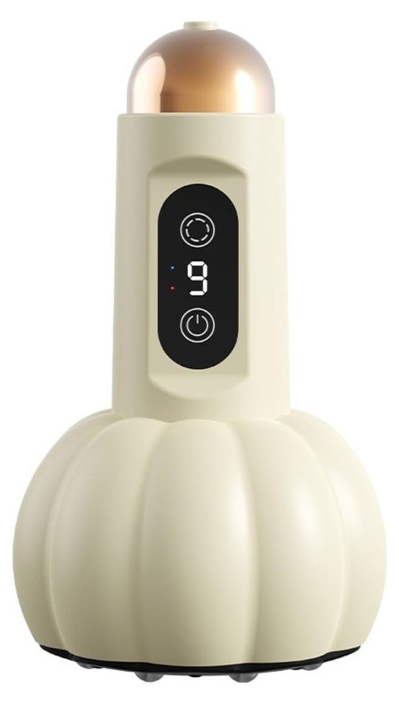 INF Elektrisches Schröpf- und Gua Sha-Massagegerät ABS 14.5cm x 8.5cm Beige