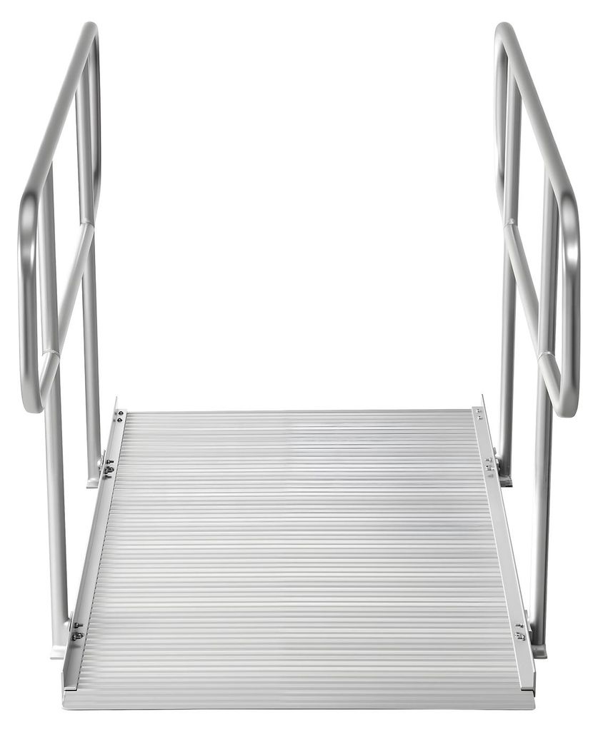 SucceBuy Rollstuhlrampe mit Handläufen, 1806x830x1080 mm Produktbild 