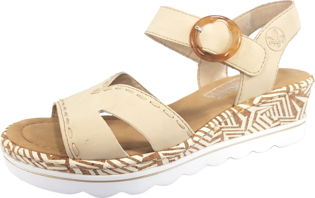 Rieker Keilsandaletten 67173 Damen 31353430373139 Beige 37 Produktbild 50