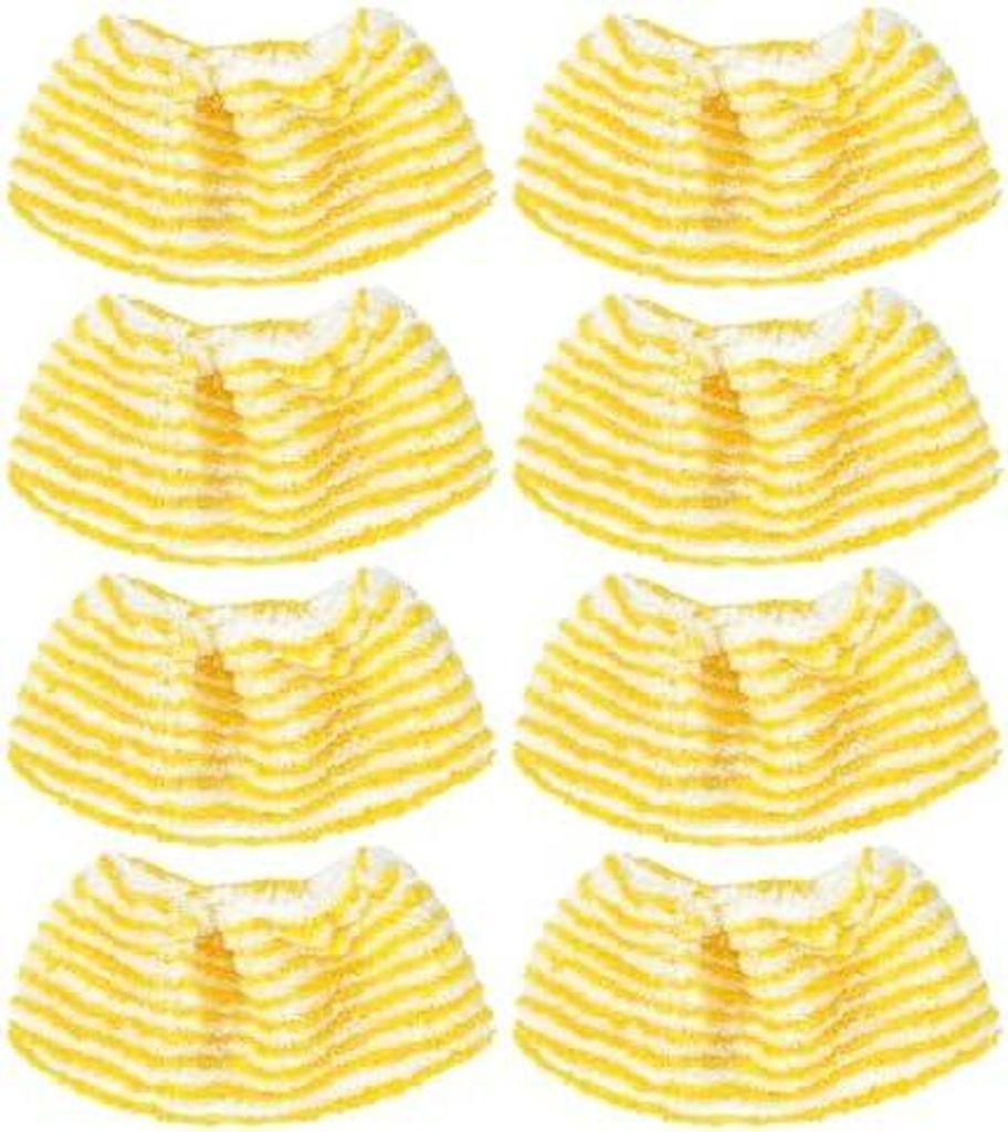 KEEPOW 8pc Dampfreiniger Mikrofaser Ersatztücher Set, für Kärcher Dampfreiniger Zubehör EasyFix SC 2, SC 3, SC 4, SC 5,Ersatzbezug Tücher für...