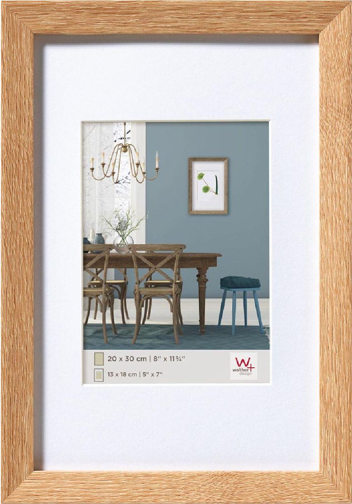 Walther, EF460E,Fiorito Holzrahmen 40x60 cm, eiche hell Produktbild 