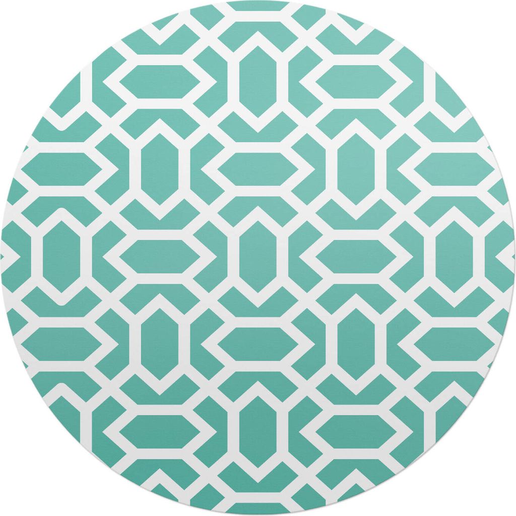 Geometrisches Muster – Bodenschutzmatte – Stuhlunterlage – Bürostuhlmatte – Rutschfeste Bodenmatte – Schutzmatte für Hartboden – fi 1...