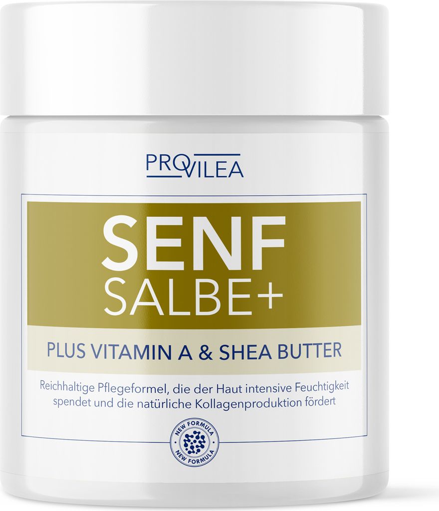 Provilea Senfsalbe | Reichhaltige Pflegecreme mit Vitamin A und Shea Butter | 100ml je Dose