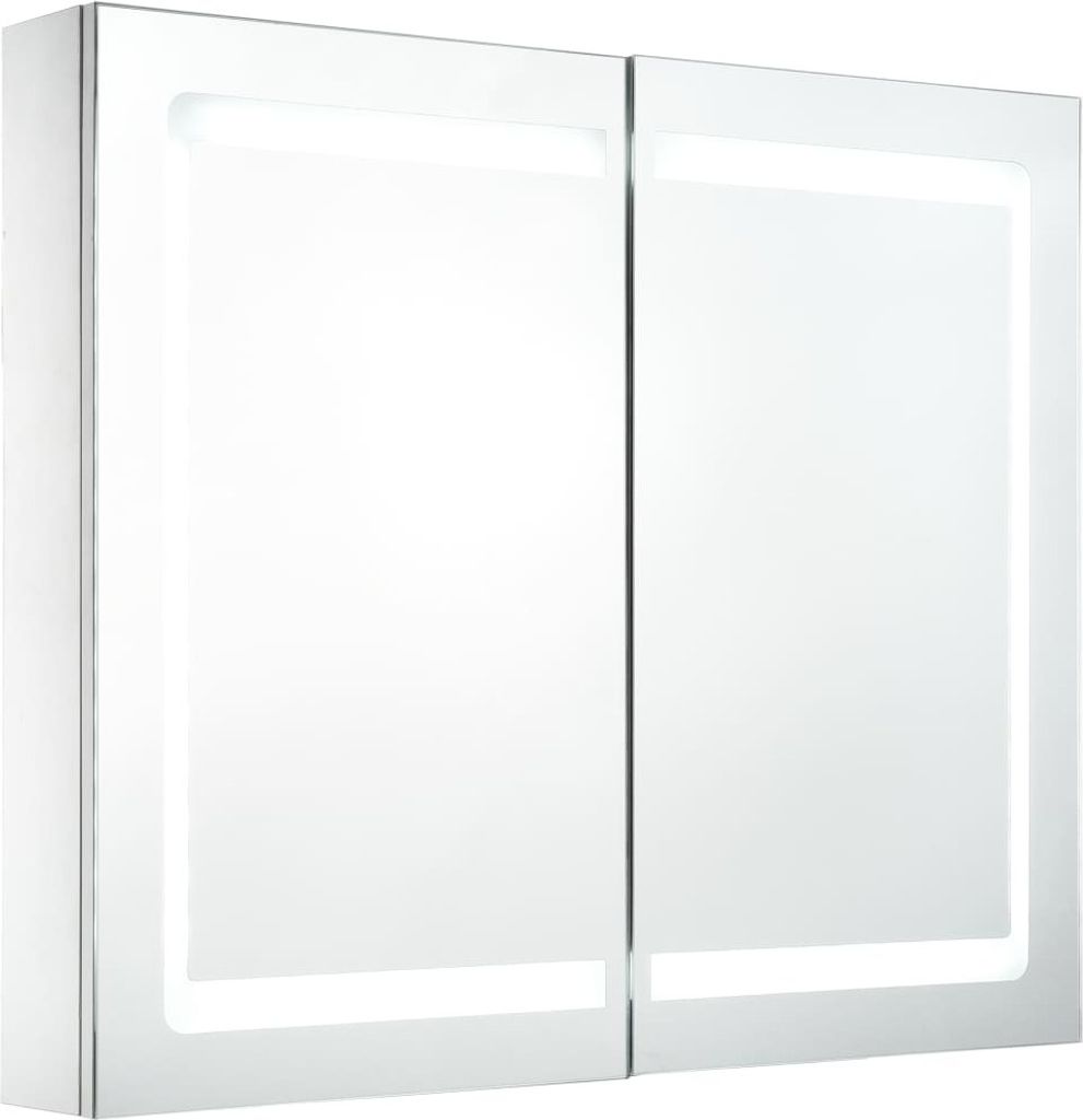 vidaXL LED-Spiegelschrank 80x12,2x68 cm Produktbild 