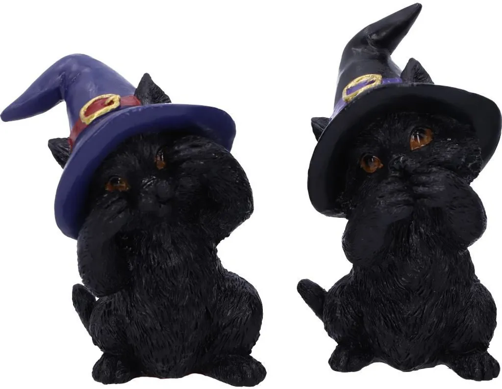 Statue Chat Noir de Qualité Nemesis Now - Objet Déco Durable et Incassable