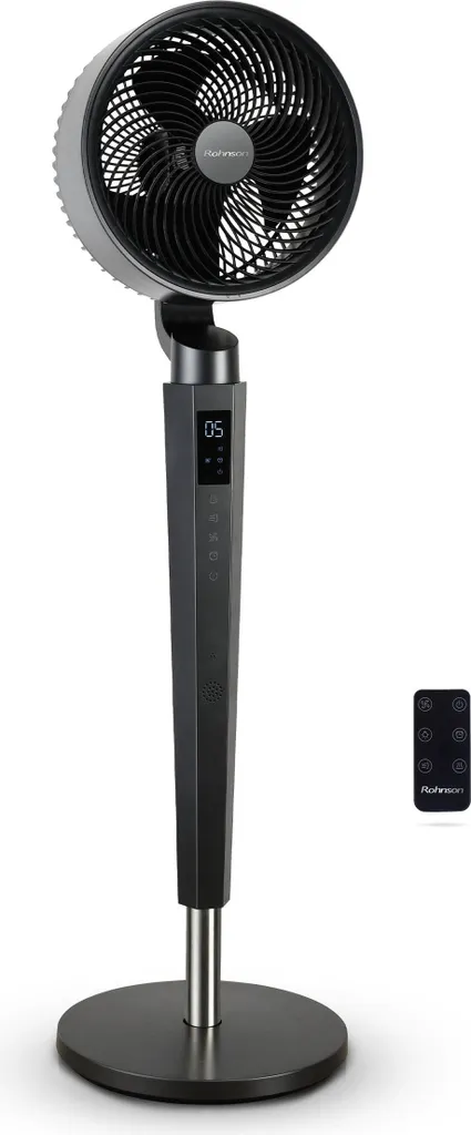 Rohnson R-8550 Ventilateur Colonne Silencieux avec Télécommande et Minuteur