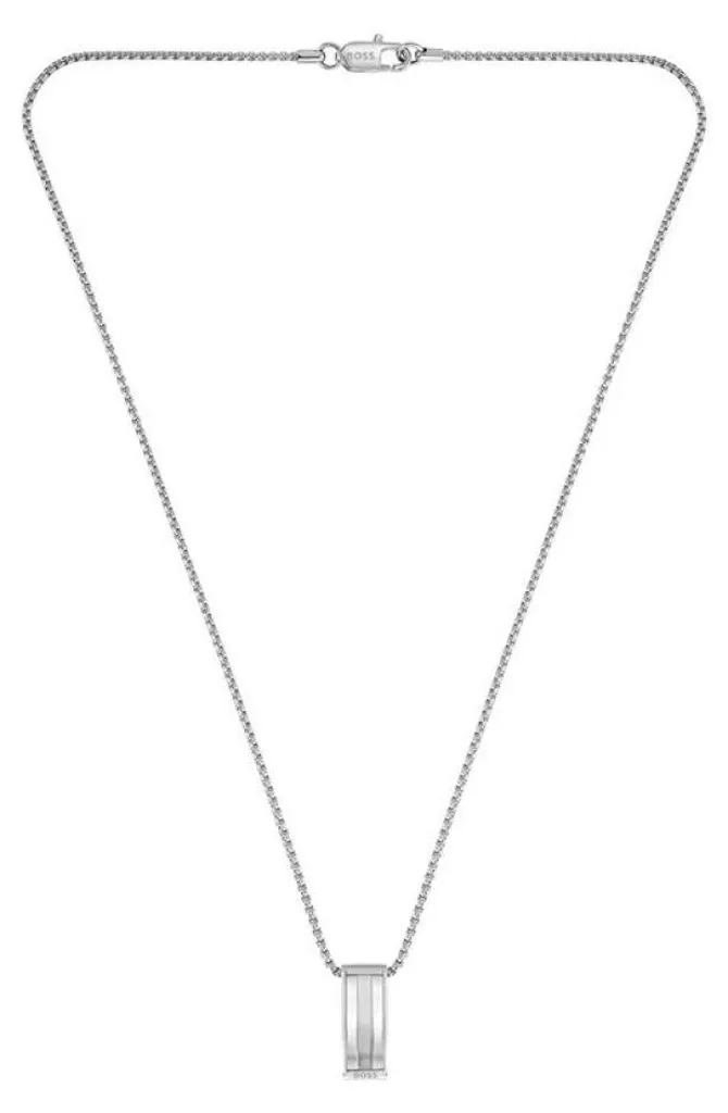 Collier homme acier Brooks 1580833 - Accessoire idéal pour un look moderne