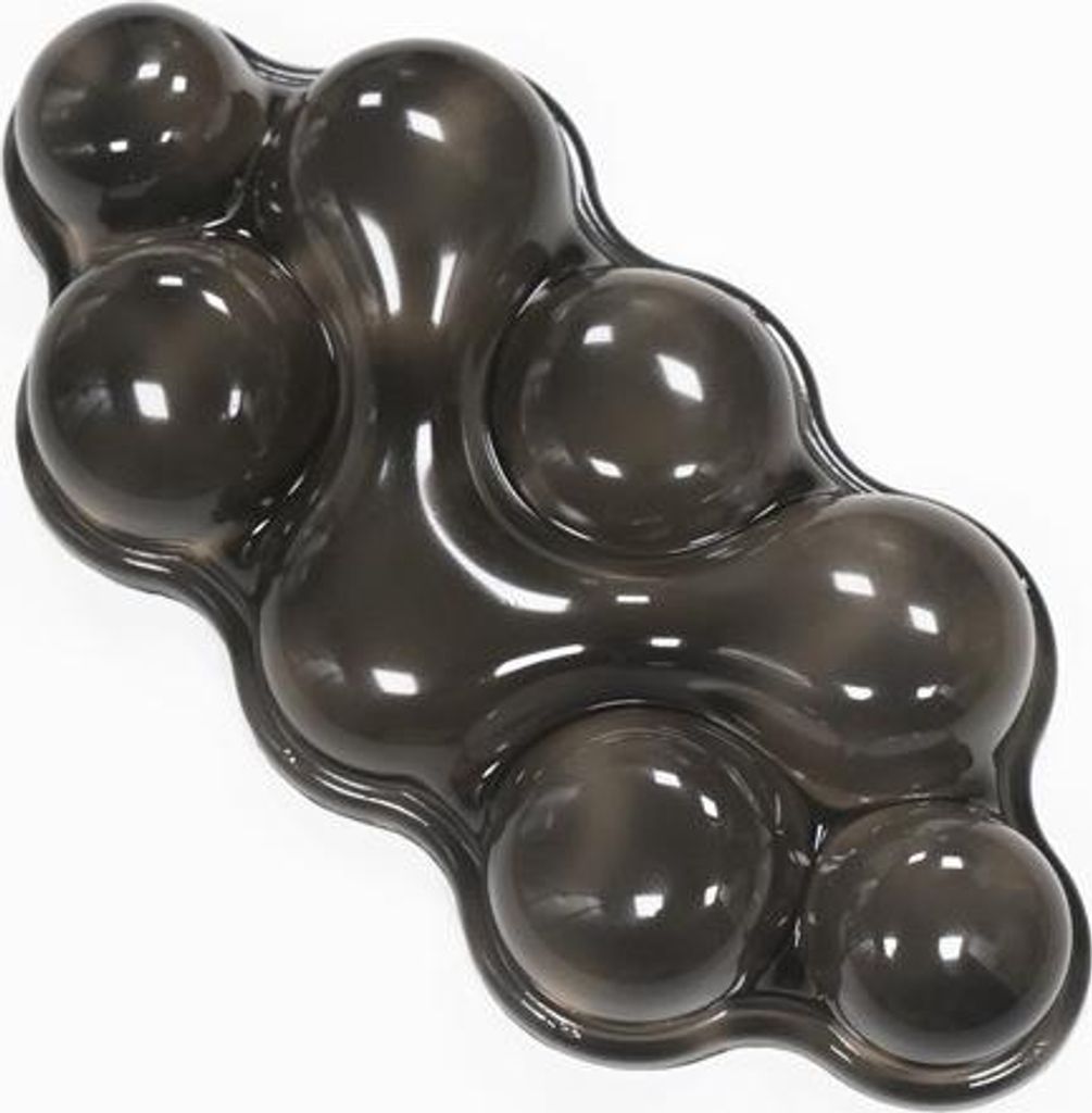 INF Transparente Silikon-Mausablage: Ergonomisch, Komfortabel für Büro & Zuhause Schwarz